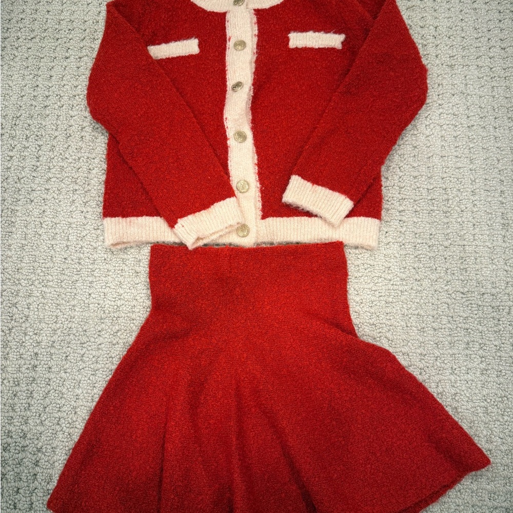 H&M Red and Cream Kids Costume Set